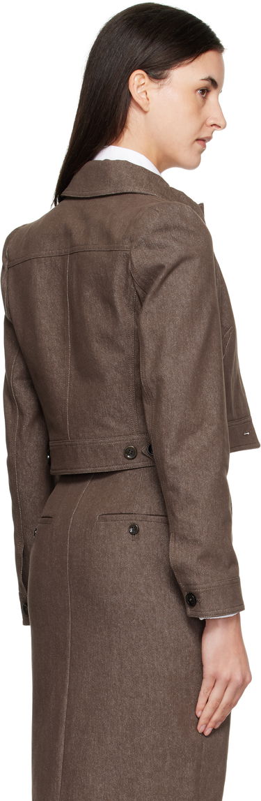 Яке Max Mara Max Mara Carpa Cropped Jacket Кафяво | 2511041013600, 2
