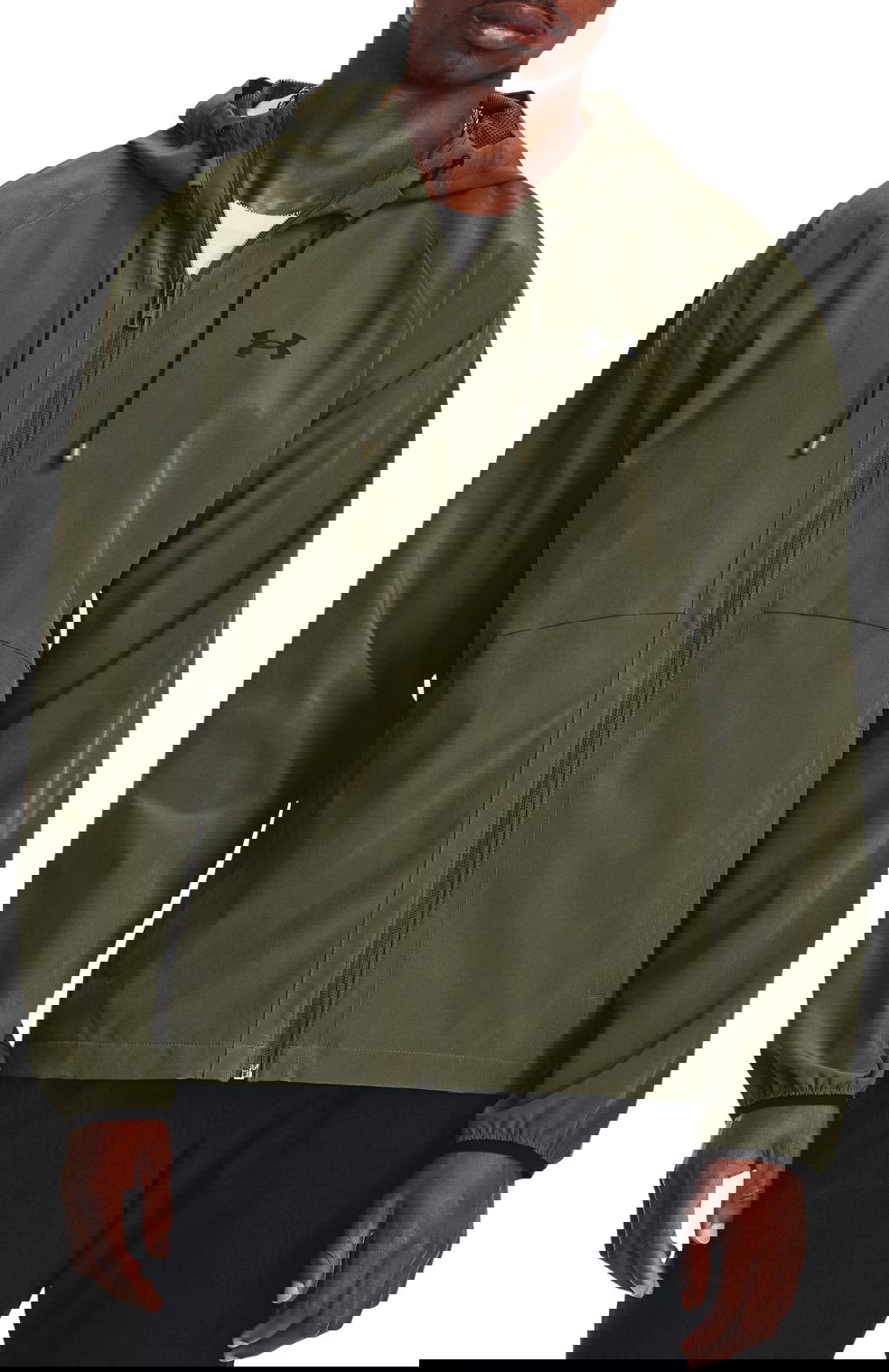 Ветровка Under Armour Stretch Woven Windbreaker Sonar Зелено | 1377171-390, 0