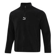 Classics Polar Fleece Half Zip Stand Collar Knit
