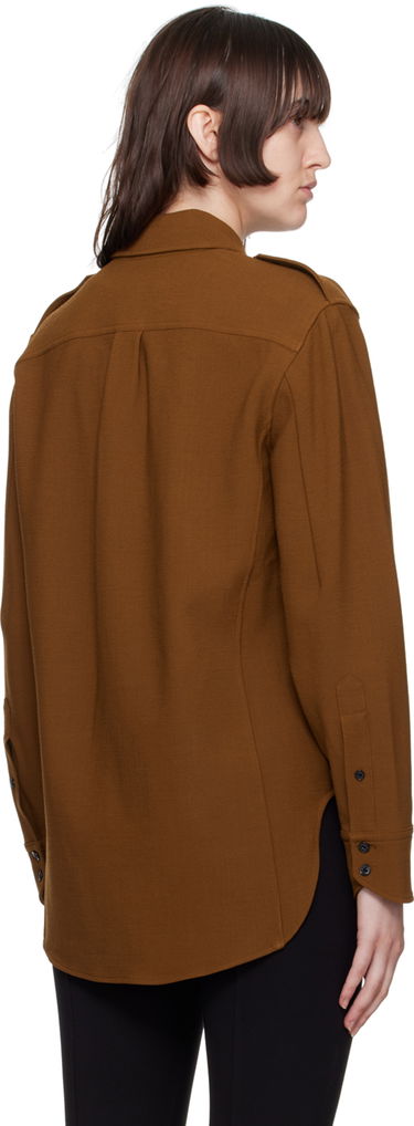 Риза rag & bone Howie Military Shirt Кафяво | WAW22FA055KJ55, 2