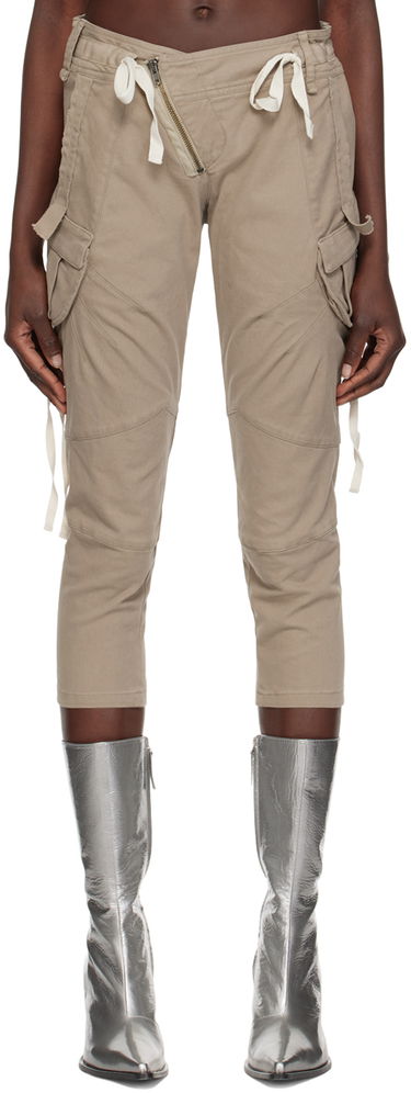 Карго панталони Ottolinger Ottolinger Cropped Cargo Pants Бежово | 0903801, 0