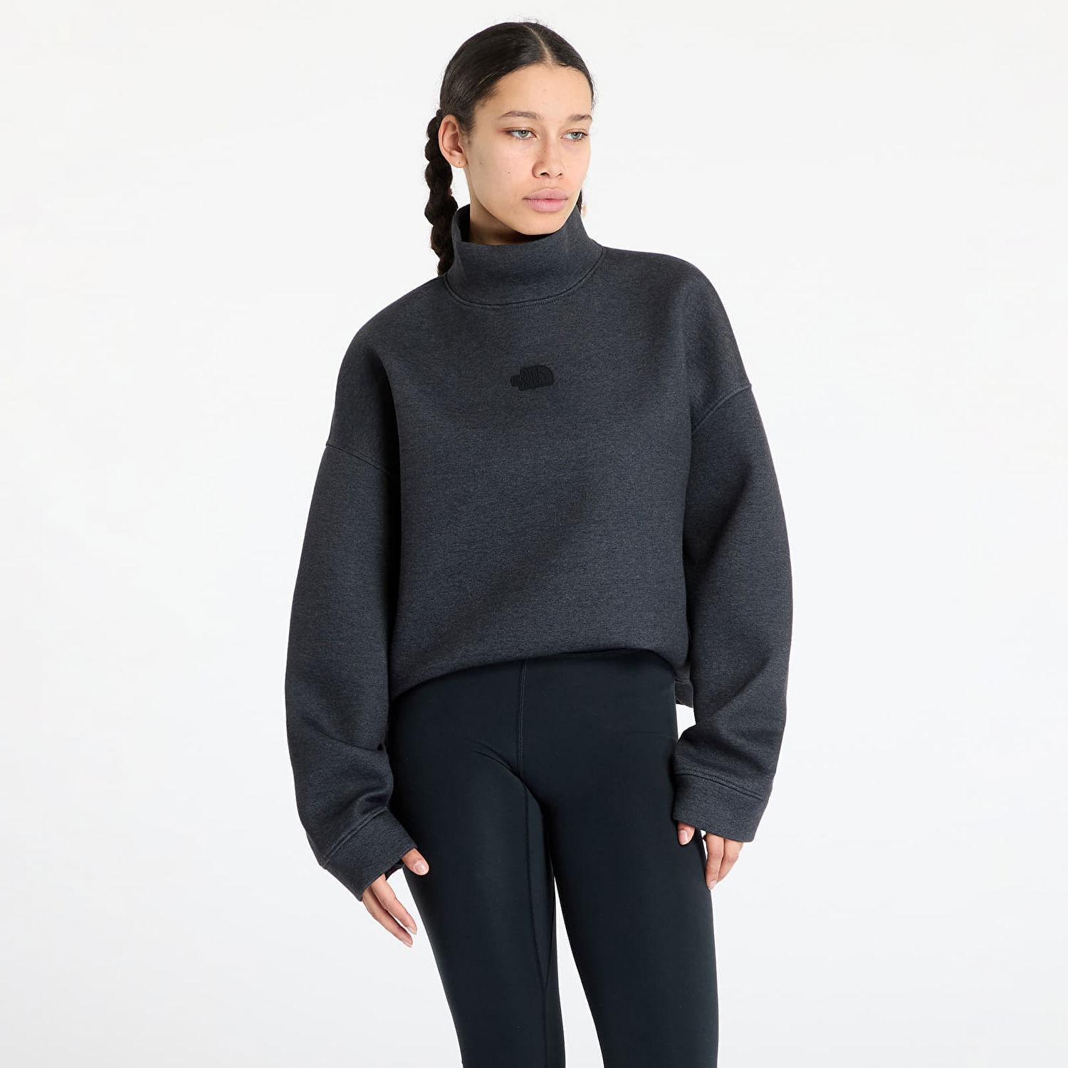 Пуловер The North Face The North Face Relaxed Mock Neck Sweater Сиво | NF0A89C1KS71, 0