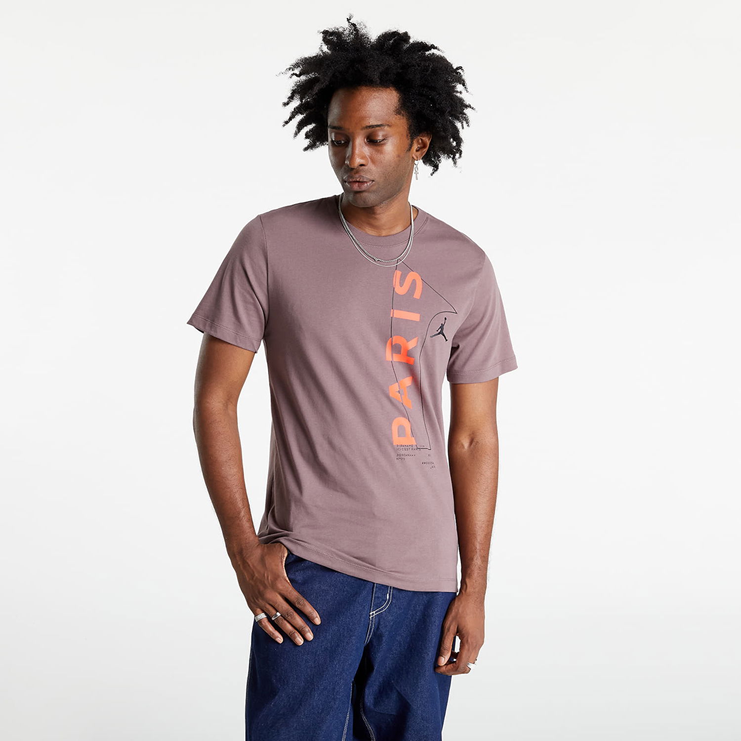 Тениска Jordan Paris Saint-Germain Кафяво | dm3092-291, 1