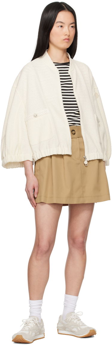 Пола Moncler Moncler Pleated Miniskirt Бежово | K10932D0001054A36, 3
