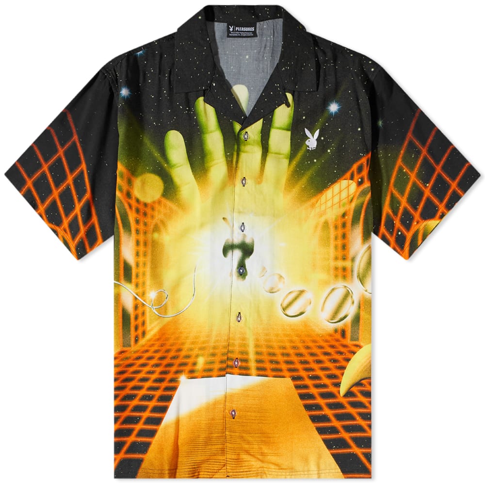 Риза Pleasures Solar Vacation Shirt Orange Многоцветен | P22PB026-ORA, 0
