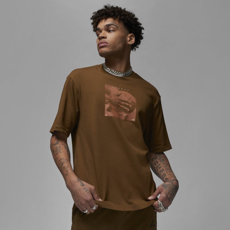 Тениска Jordan Essentials Graphic T-Shirt Кафяво | DV1441-385
