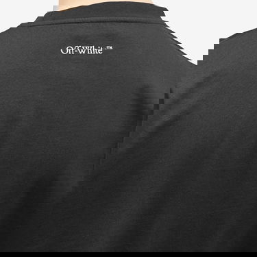 Тениска Off-White Fresco Oval Skate T-Shirt Черно | OMAA120S25JER0021001, 5
