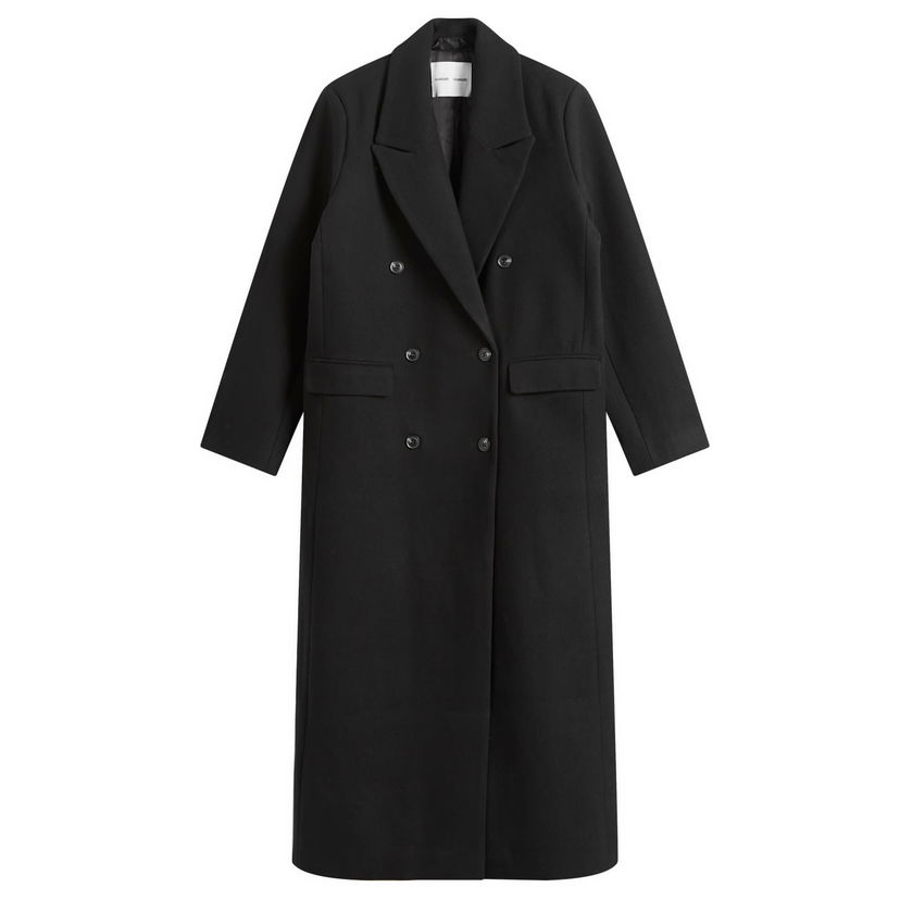 Палта Samsoe Samsoe Sajill Wool Coat W Черно | F25300152-CLR000021