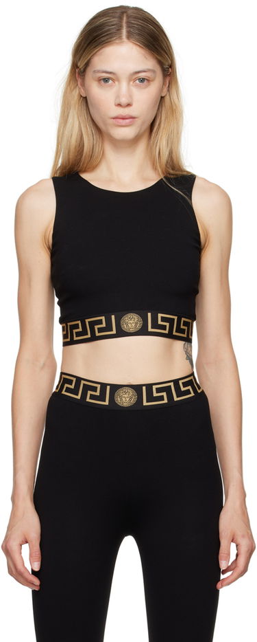 Потник Versace Versace Greca Border Sports Bra Черно | 1015878_1A11143_1B000, 0