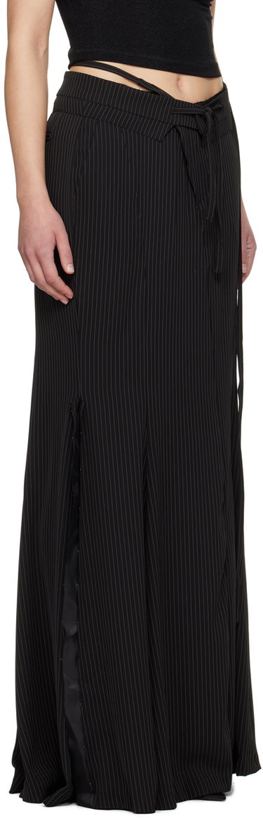 Пола Ottolinger Ottolinger Pinstripe Mermaid Maxi Skirt Черно | 2304201, 1