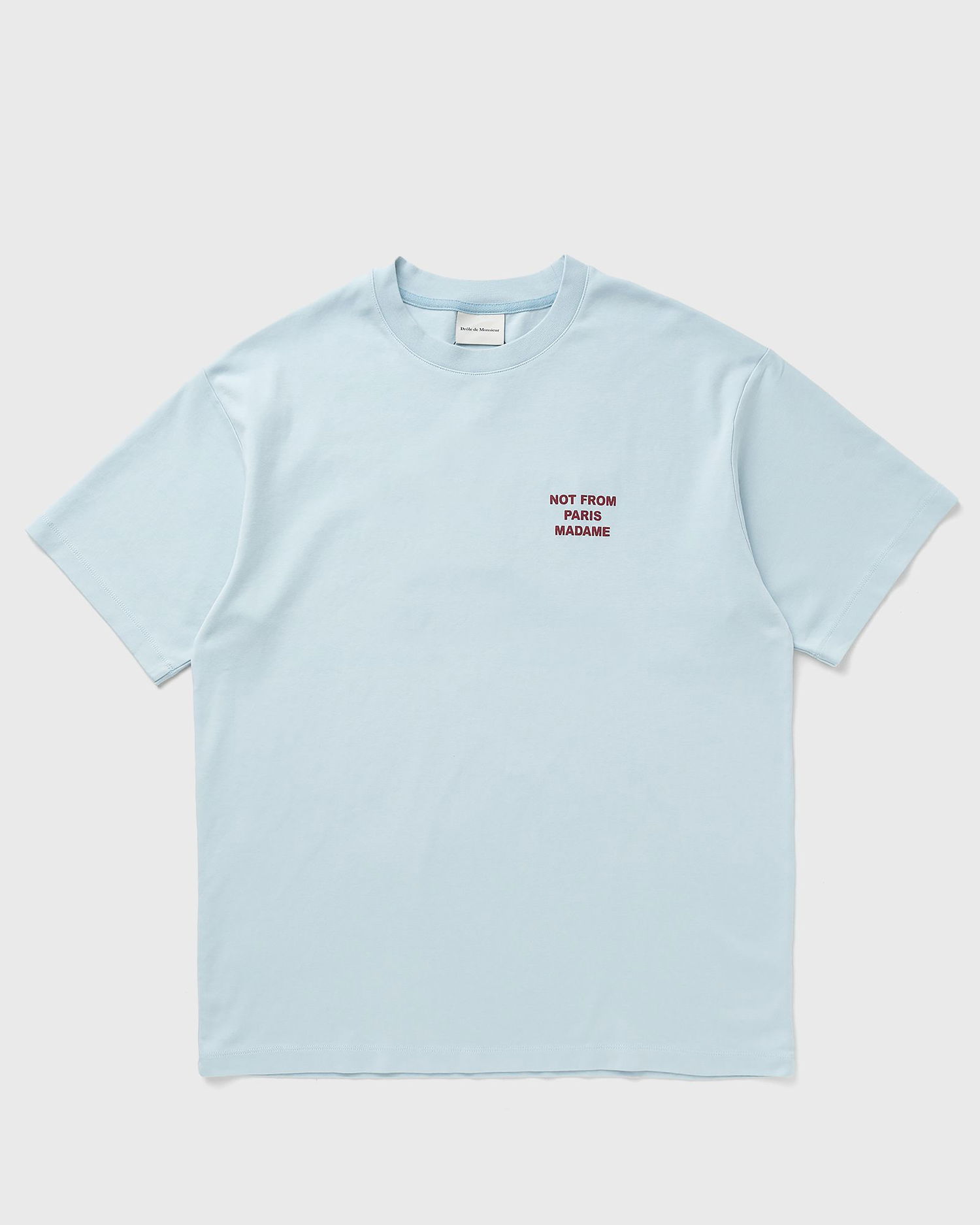 Тениска Drôle de Monsieur Drôle de Monsieur Slogan T-Shirt XXL Синьо | G-TS203-CO002-LBE, 0