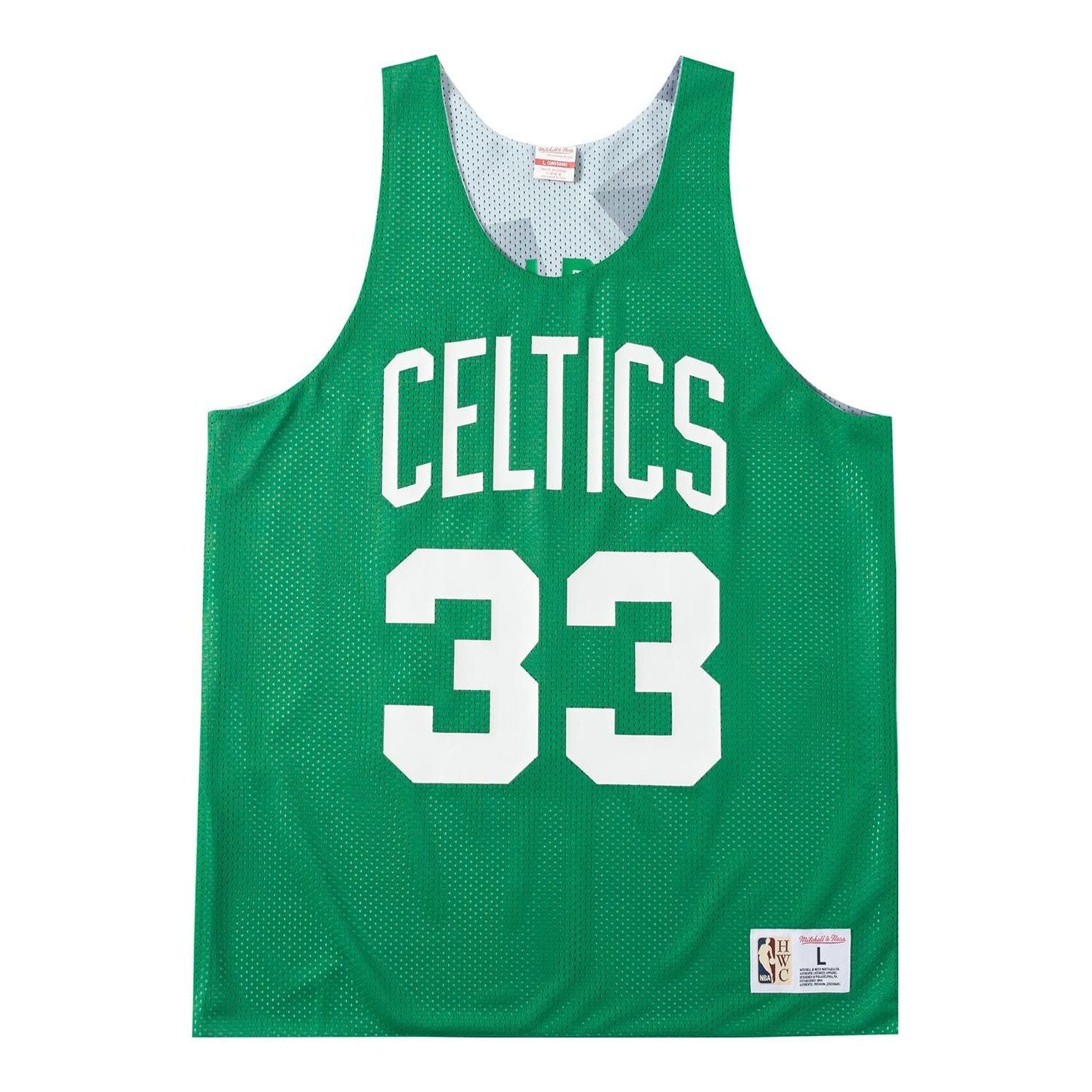 Потник Mitchell & Ness Celtics Basketball Jersey Зелено | TMTK3208-BCEYYLBIKYGN, 0