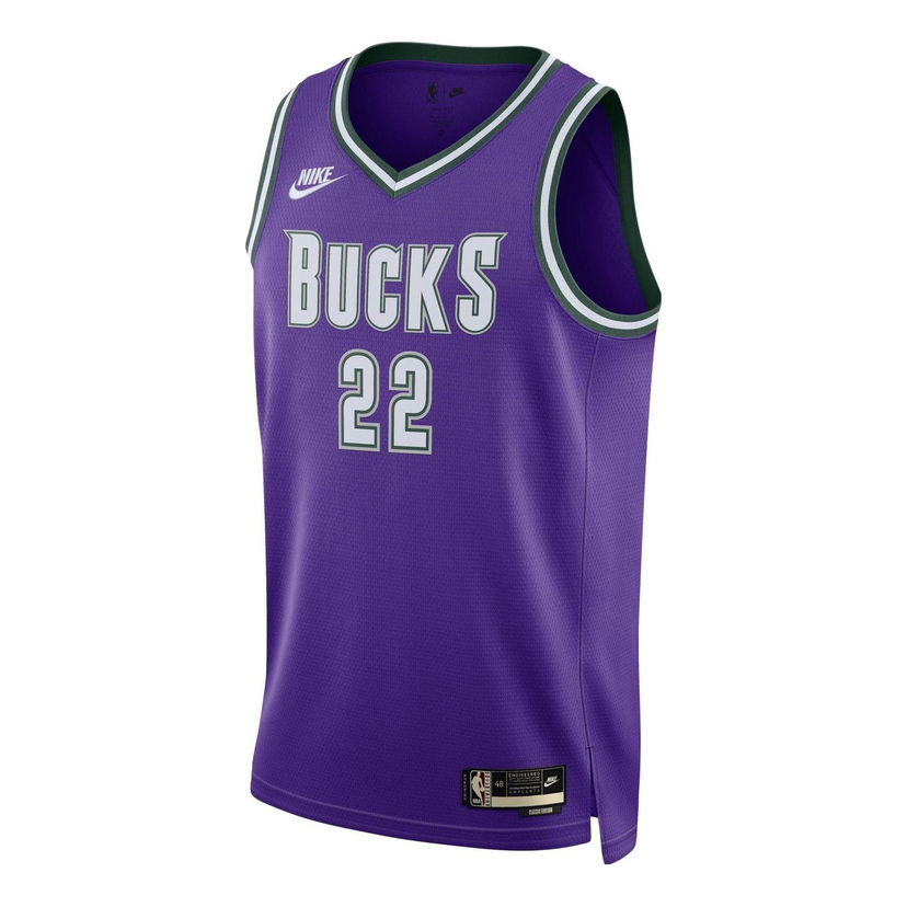 Фланелка Nike NBA Milwaukee Bucks Middleton #22 Hardwood Classics Swingman Jersey Лилаво | DO9450-506