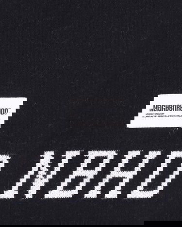 Шал Neighborhood Knitted Logo Scarf Черно | 24213NH-AC01 BK, 5