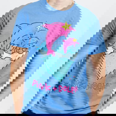 Тениска Pink Dolphin Double Dolphin Tee Синьо | 78281, 2