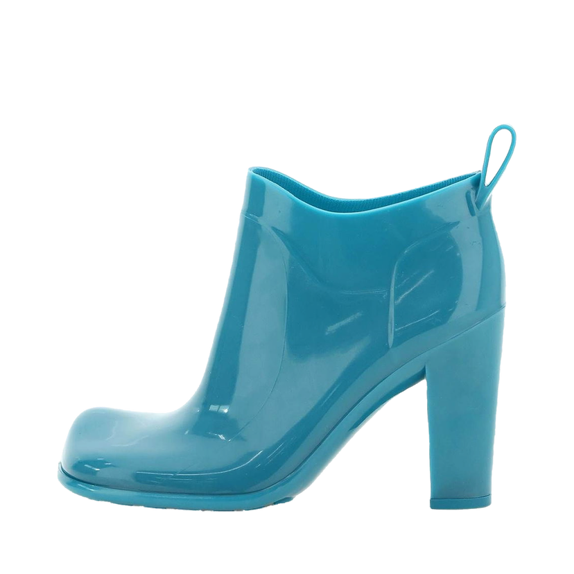 Кецове и обувки Bottega Veneta Shine Rubber Ankle Boots Синьо | 677113V1AJ04484
