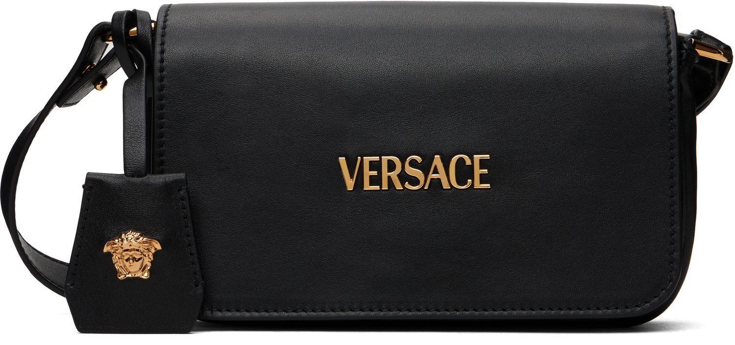 Чанта през рамо Versace Tag Mini Shoulder Bag Черно | 1018747_1A13171_1B00V, 0