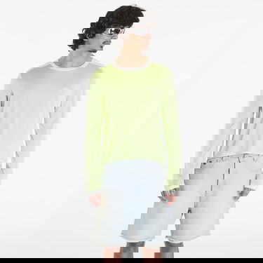 Тениска adidas Originals Wales Bonner x Knit Long sleeve Tee Semi Frozen Yellow/ White Жълто | IZ1892, 0