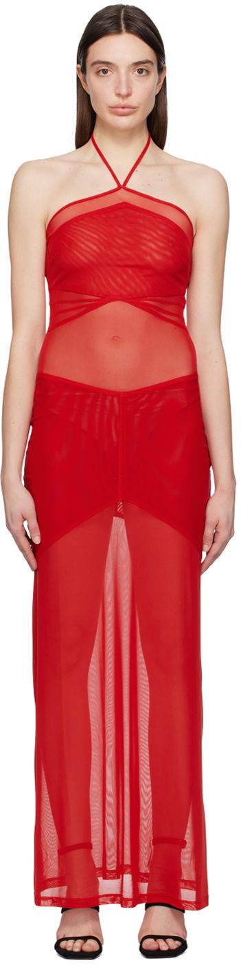 Pокля Miaou Miaou Serena Maxi Dress Червено | 5055PM3SCA, 0
