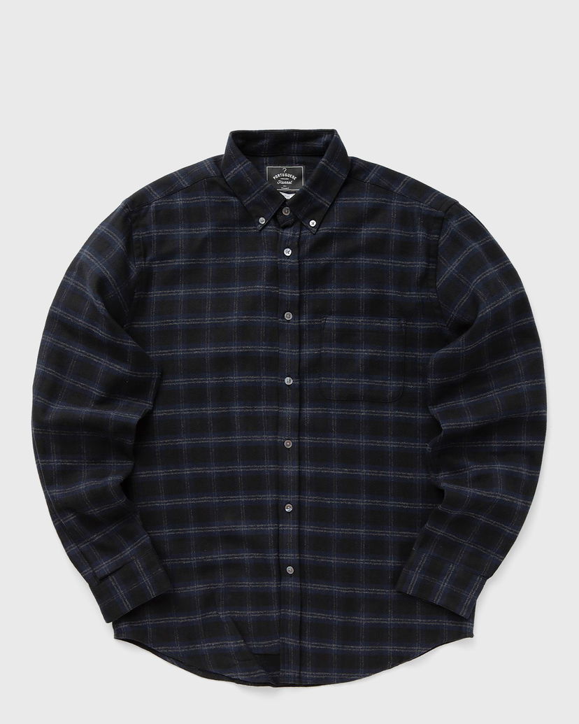 Риза Portuguese Flannel Long Sleeve Shirt Blue Тъмно синьо | AW24.017.CACHAL