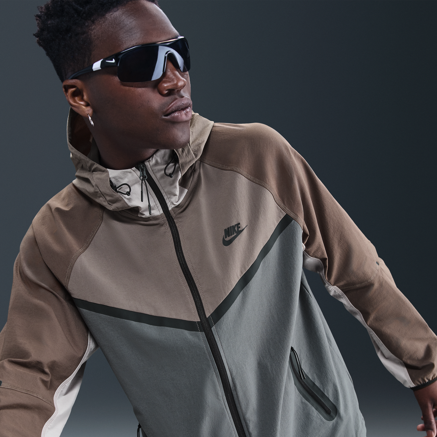 Яке Nike Tech Windrunner Woven Full-Zip Jacket Кафяво | IB8956-289, 1