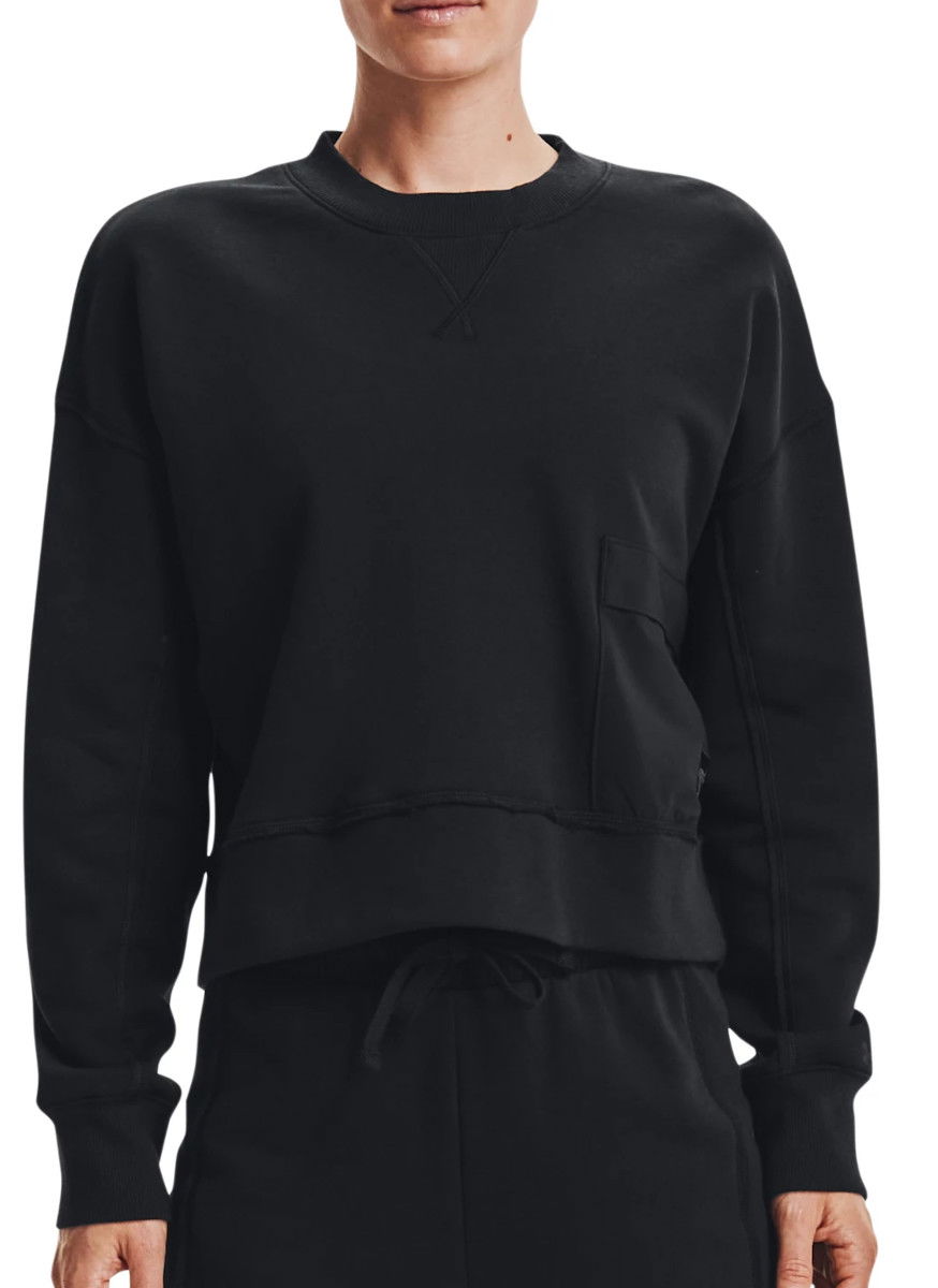 Пуловер Under Armour Project Rock Fleece Crew Sweatshirt Черно | 1365989-001, 0