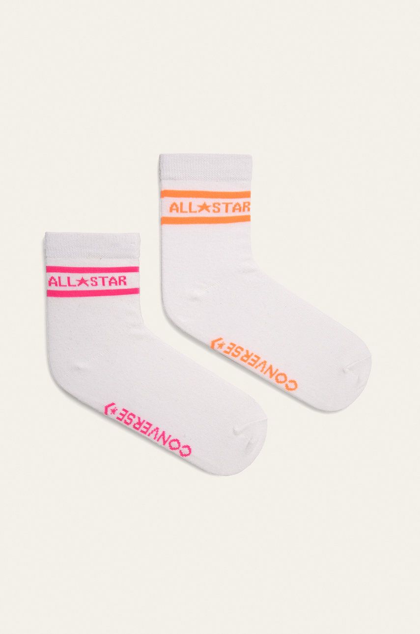 Чорапи Converse Scarpety Socks 2-pack Бяло | E1028W.2009, 0