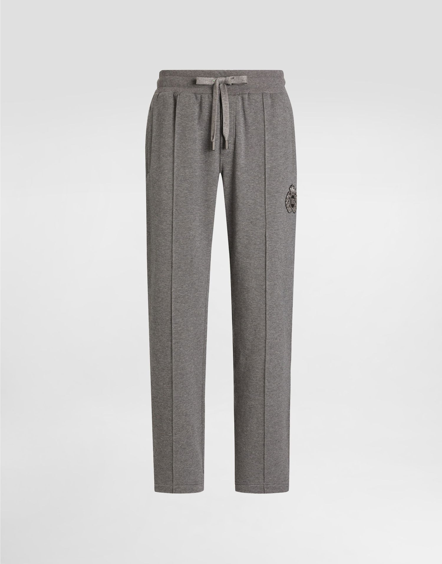 Спортни панталони Dolce & Gabbana Dolce & Gabbana Jersey Joggers With Patch Сиво | GP0M5ZG7PJ7S8291, 0
