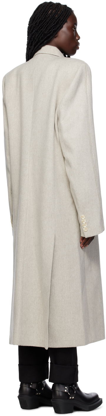 Палта VETEMENTS VTMNTS Tailored Double-Breasted Coat Сиво | VL18CO600W, 2