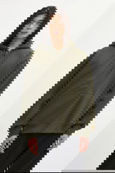 Суитчър Carhartt WIP Plain Hooded Chase Full-Zip Sweatshirt Зелено | I033664.3CBXX, 0