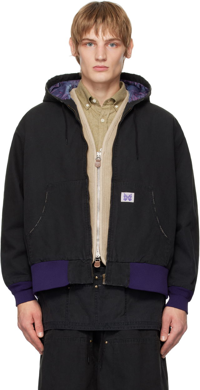 Zipped Work Hoodie with Drawstring