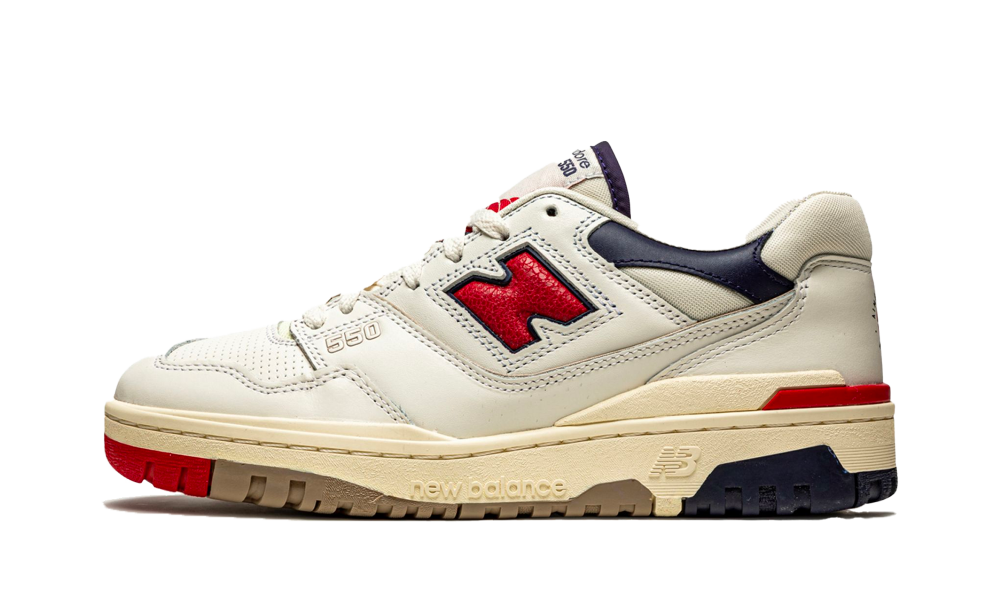 Кецове и обувки New Balance Aime Leon Dore x 550 "White Navy Red" Бяло | BB550A3, 0