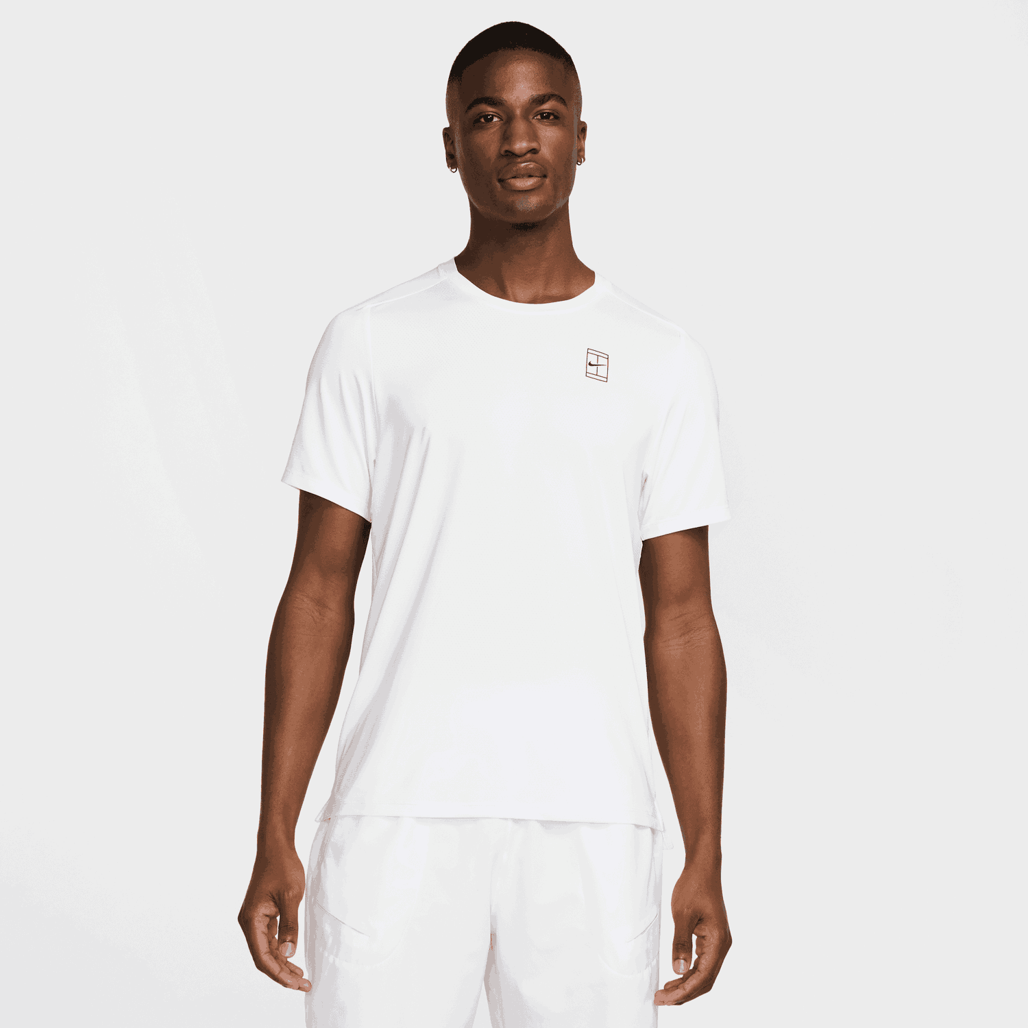 Тениска Nike NikeCourt Advantage Dri-FIT Tennis T-Shirt Бяло | FZ6910-100, 1