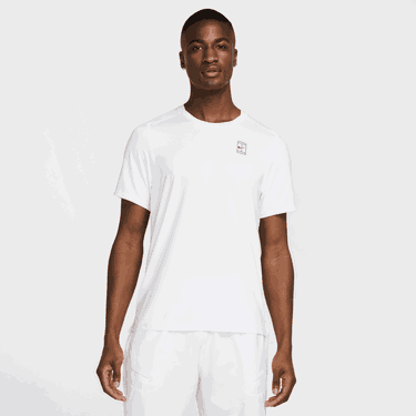 Тениска Nike NikeCourt Advantage Dri-FIT Tennis T-Shirt Бяло | FZ6910-100, 1