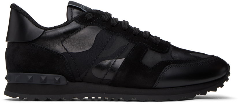Кецове и обувки Valentino Valentino Garavani Camouflage Rockrunner Черно | 4Y2S0723NSD
