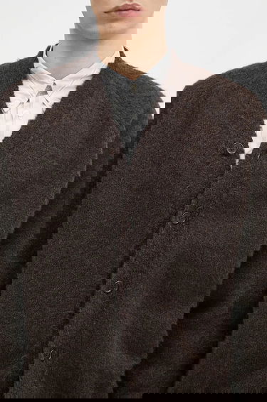Пуловер Universal Works Universal Works Cardigan Кафяво | 31458.BROWN, 3