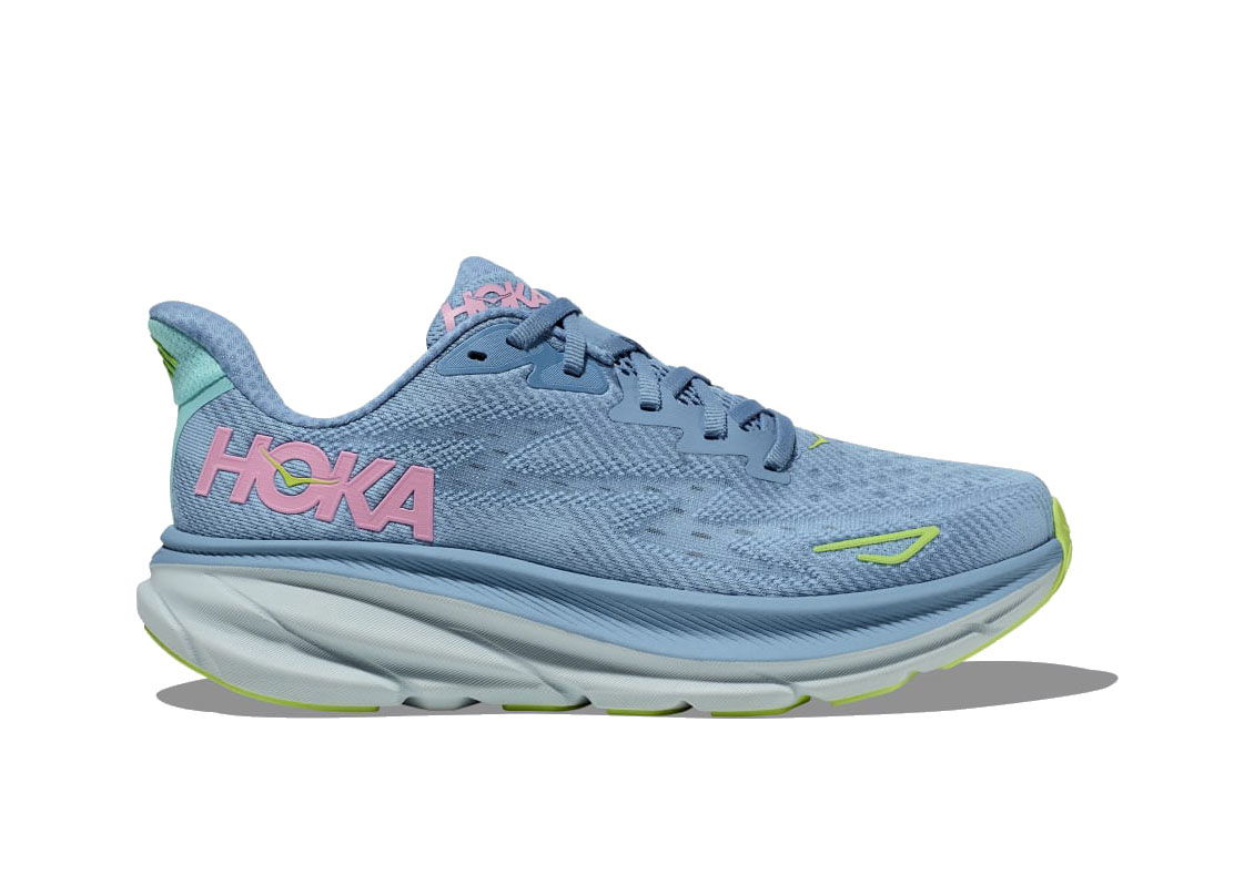 Кецове и обувки Hoka One One Clifton 9 Dusk Pink Twilight (Women's) Синьо | 1127896-DNK, 0