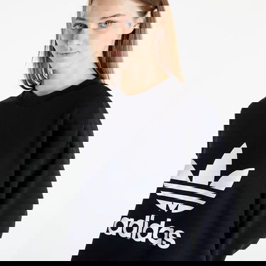 Суитчър adidas Originals Trefoil Crew Sweatshirt Черно | IB7431, 1