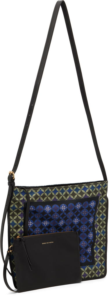 Голяма пазарска чанта Dries Van Noten Dries Van Noten Scarf Print Tote Bag Зелено | 252-011503-791, 1