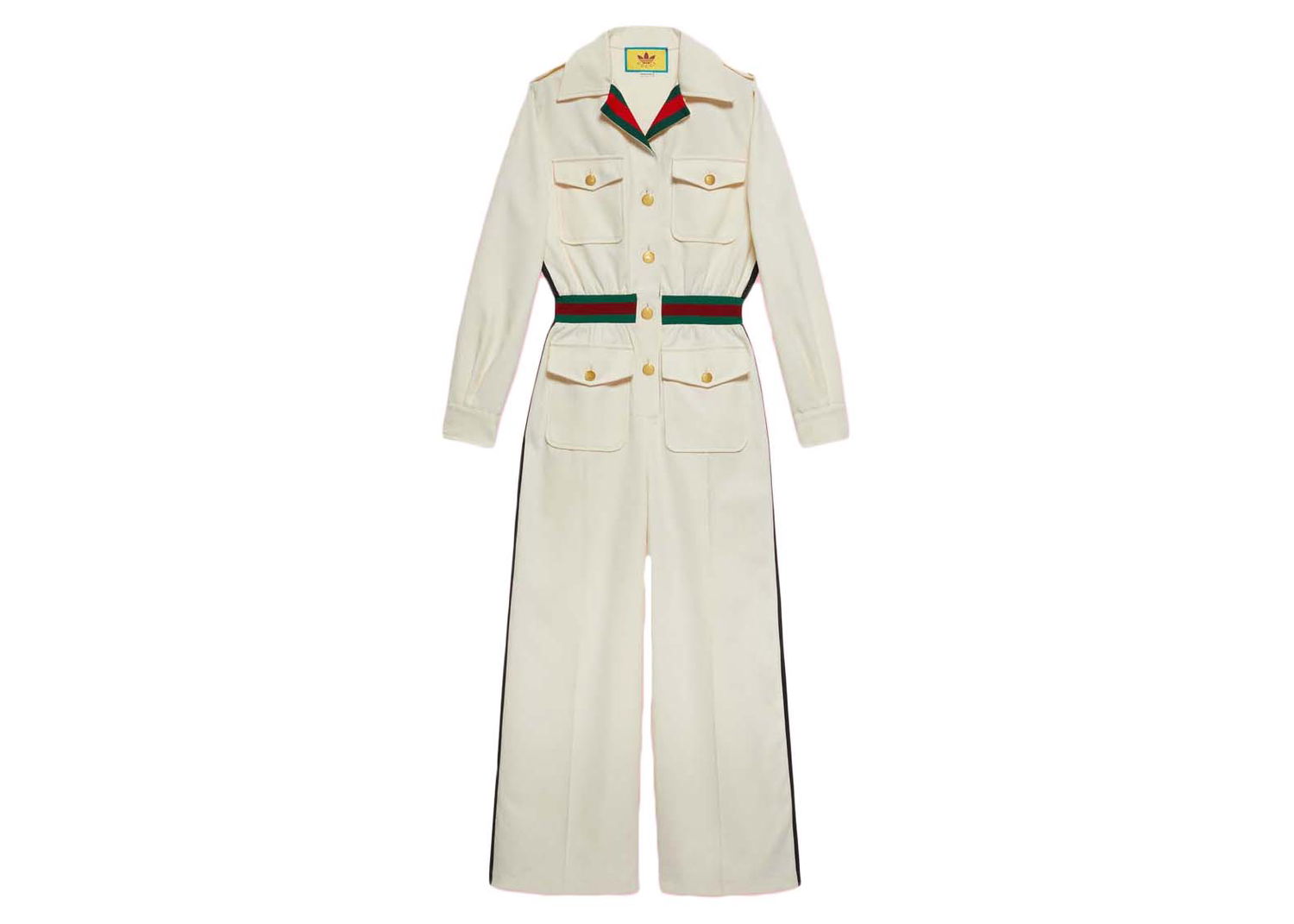 Комбинезон Gucci adidas x GG Jumpsuit White Бяло | 702999 ZAI22 9133, 0