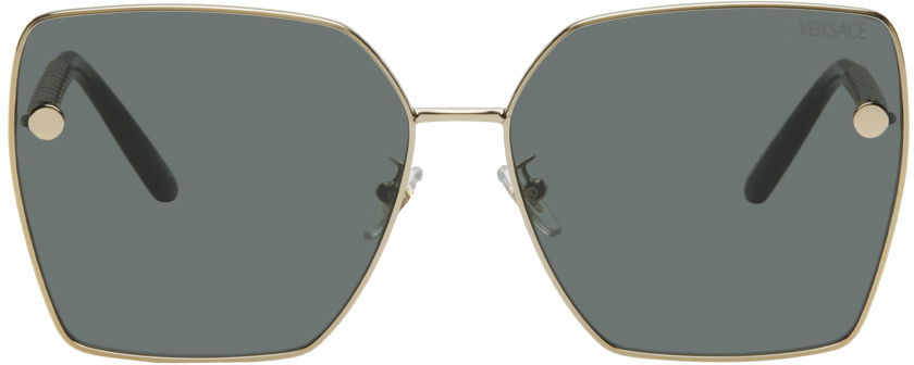 Слънчеви очила Versace Gold Daily Heritage Sunglasses Сиво | 0VE2270D 8056262062623, 0