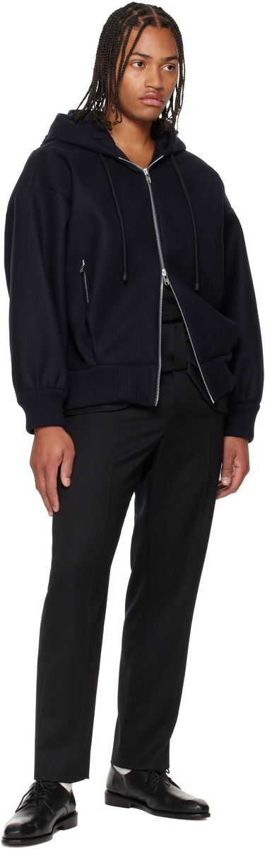 Яке бомбър Simone Rocha Simone Rocha Hooded Zip Bomber Jacket Тъмно синьо | 6145B 1265, 3