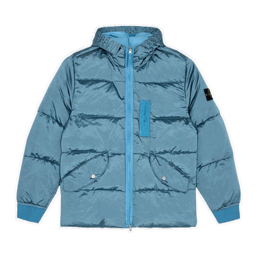 Пухо яке Stone Island Hooded Down Jacket Синьо | 771543619 V0046, 0
