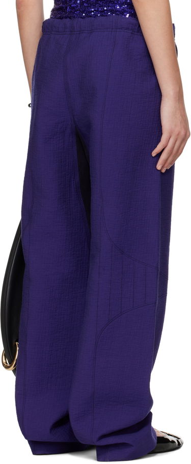 Панталони Tory Burch Tory Burch Cotton Baggy Trousers Лилаво | 173627-433, 2