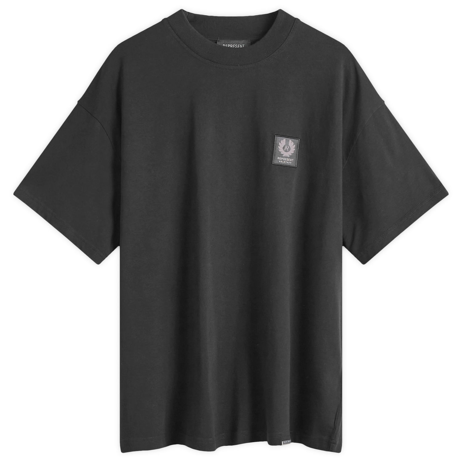 Тениска Represent Clo Belstaff Patch T-Shirt Черно | MLM4703-001, 0