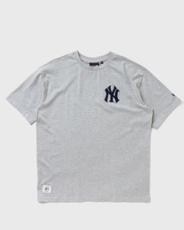 Тениска New Era MLB NEW YORK YANKEES HERITAGE PATCH TEE Сиво | 196172400455, 0