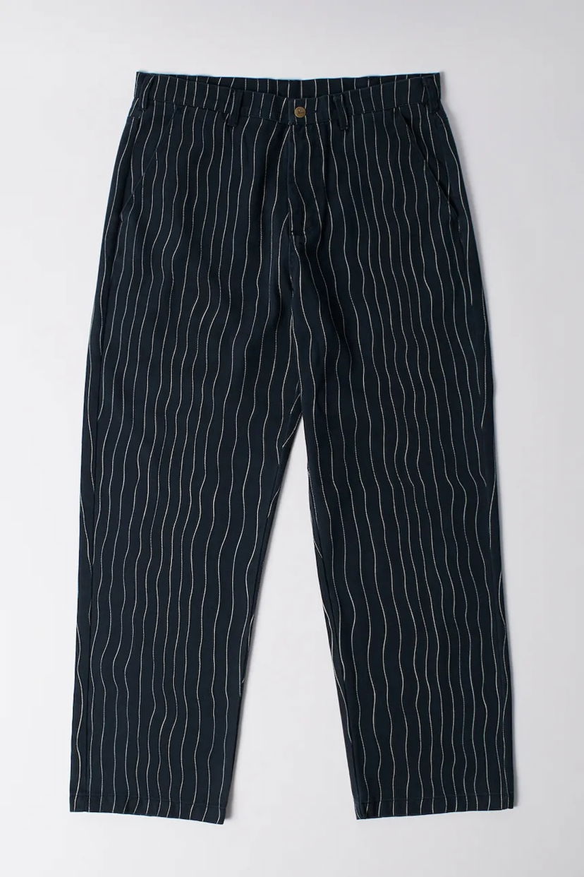 Панталони By Parra Meandering Pinstripe Chinos Тъмно синьо | 54245