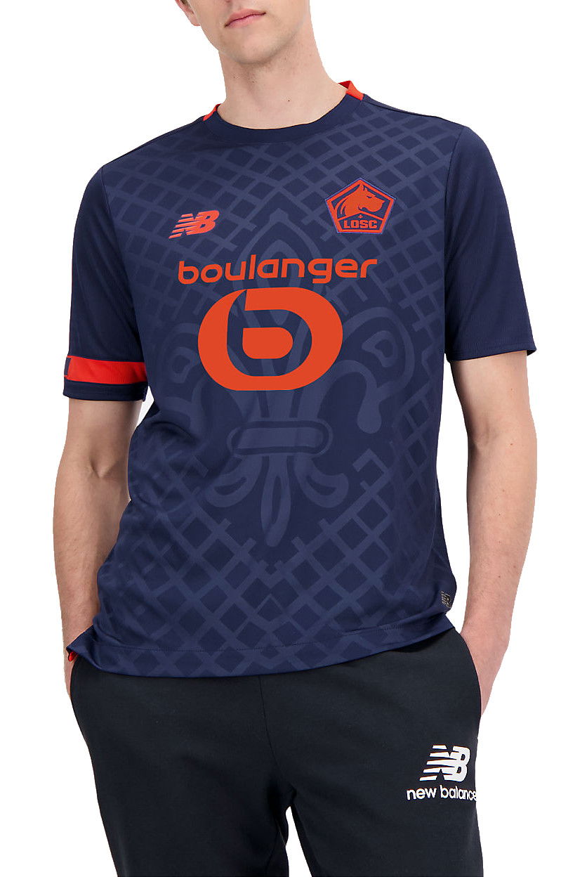Фланелка New Balance Lille LOSC 2023/24, Тъмно синьо | mt230256-thd, 0