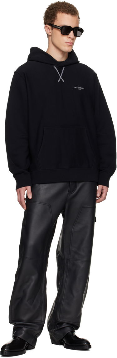 Суитчър Givenchy Couture Seam Hoodie Черно | BMJ0NH3YS1001, 3