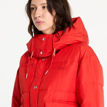 Пухо яке Lee Hooded Short Puffer Jacket Червено | 112355190, 2